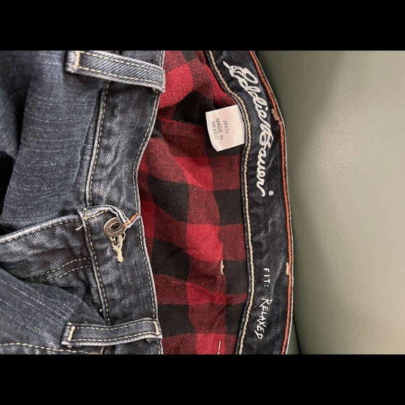 Eddie Bauer flannel lined jeans 38 x 32 - Picture 3 of 3